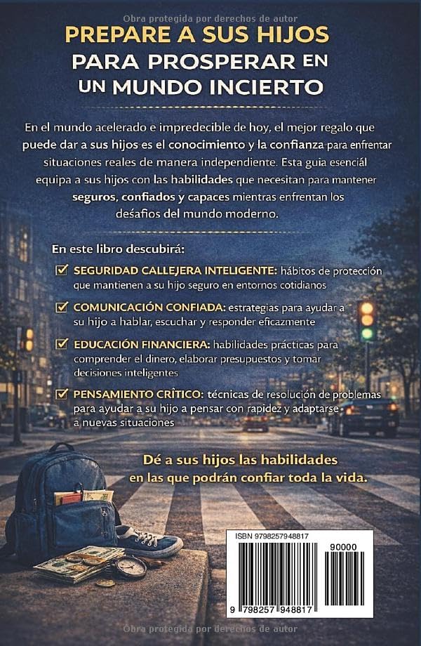 Raise Children Street-Smart En Español: 200 Habilidades Prácticas Para La Vida Para Construir Confianza, Conciencia e Independencia en un Mundo Cambiante (Spanish Edition) by Victor Hale