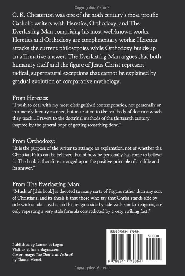 The Essential Chesterton Collection: Heretics • Orthodoxy • The Everlasting Man by Gilbert Keith Chesterton