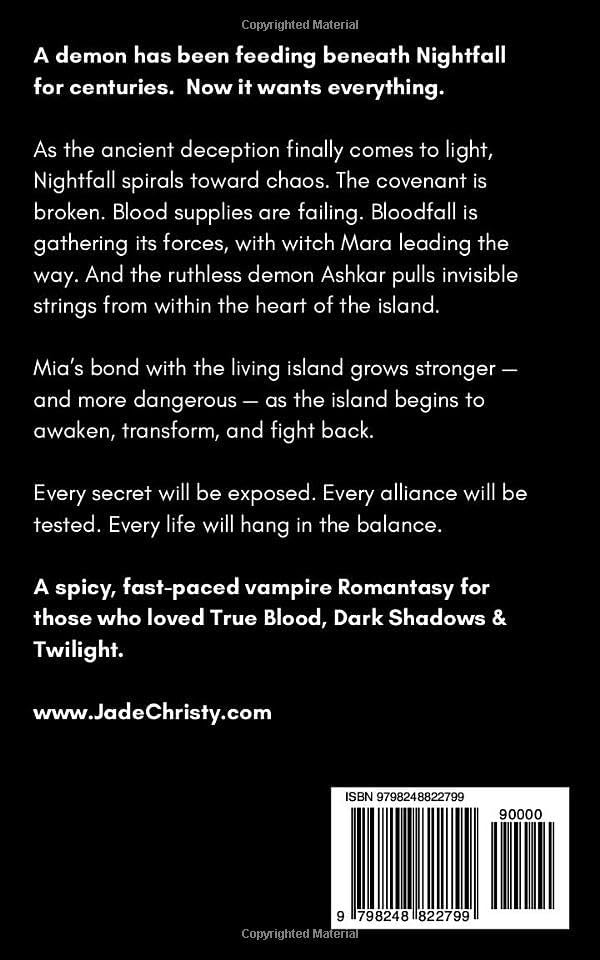 Bloodfall vs Nightfall: A Vampire Romantasy (Vampire Island Chronicles) by Jade Christy