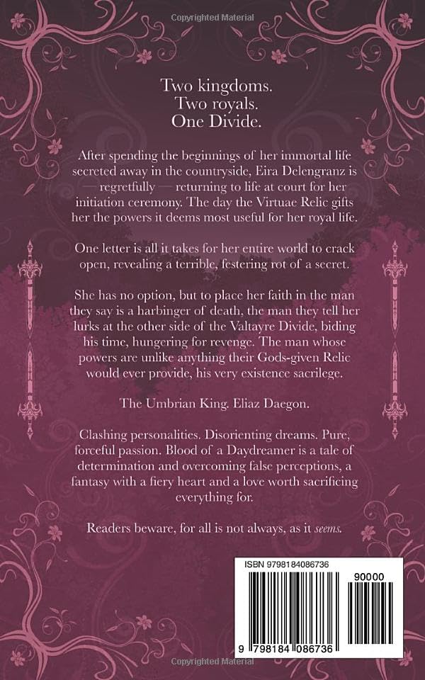 Blood of a Daydreamer: A Slow-Burn Royal Romantasy (The Virtuae #1) by Zinnia Keen