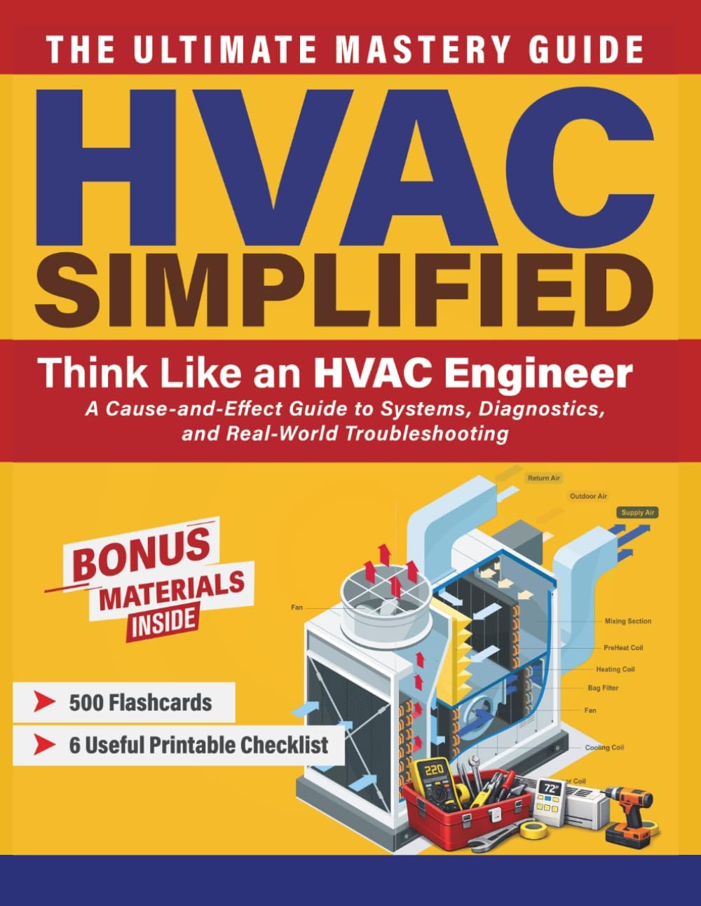 HVAC Simplified: Think Like an HVAC Engineer- A Cause-and-Effect Guide to Systems, Diagnostics, and Real-World Troubleshooting by Simplified Engineering