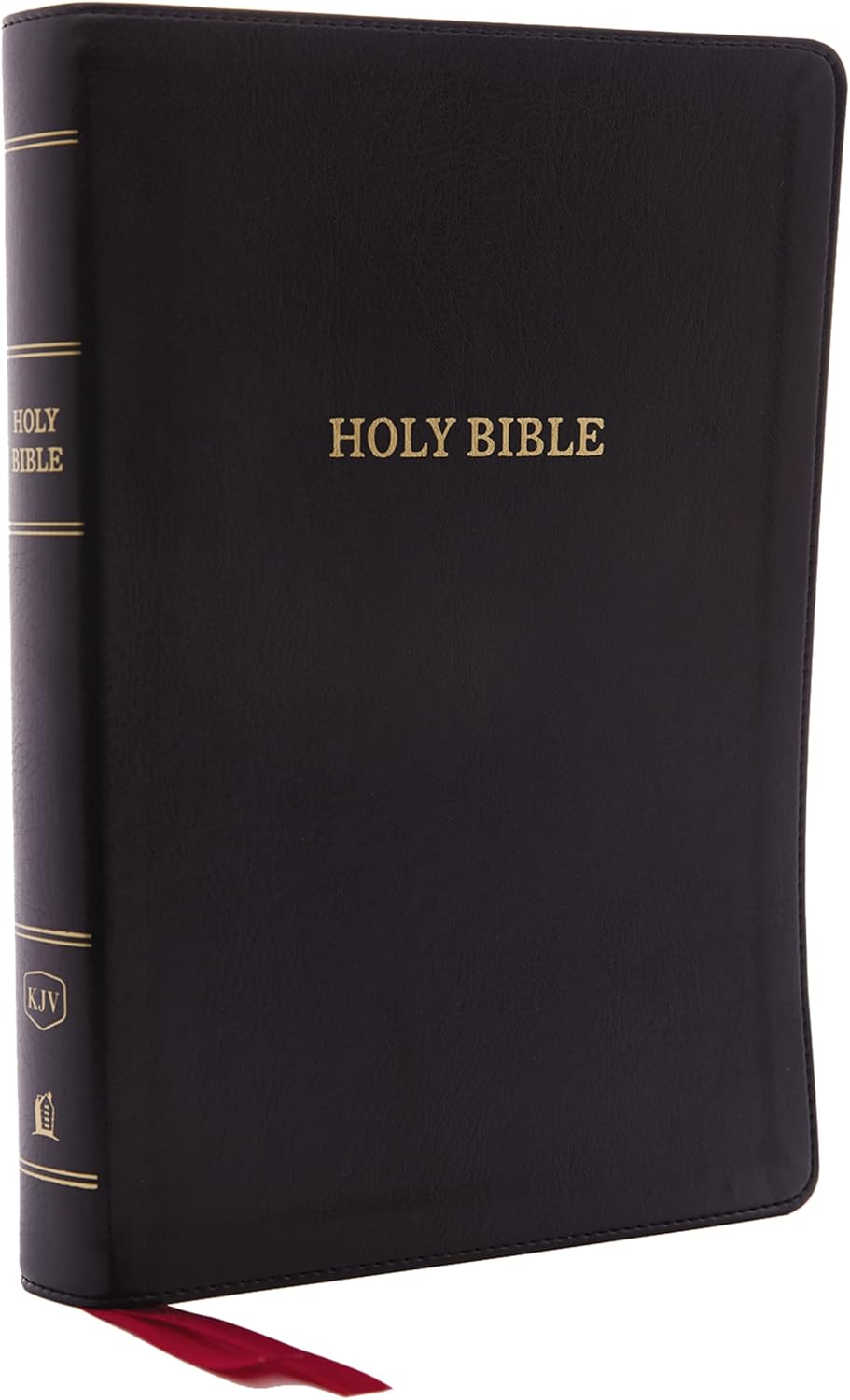 KJV Holy Bible: Giant Print with 53,000 Cross References, Deluxe Black Leathersoft, Red Letter, Comfort Print: King James Version by Thomas Nelson