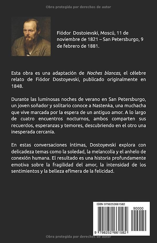 NOCHES BLANCAS: La novela que se lee en una noche y se recuerda toda la vida. (Spanish Edition) by Fiódor Dostoievski