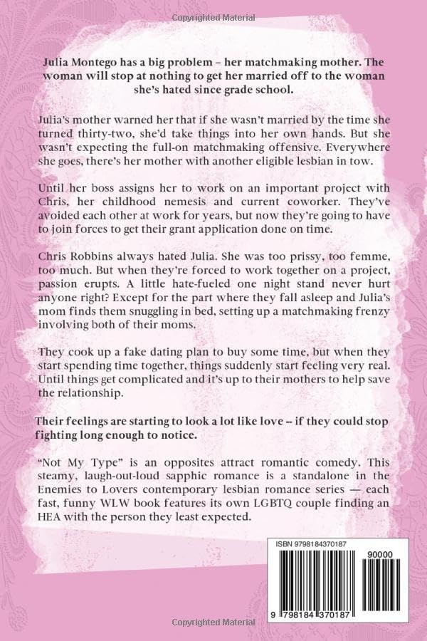 Not My Type: A Hot Opposites Attracts Lesbian Romance (Enemies to Lovers Contemporary Lesbian Romance) by Reba Bale
