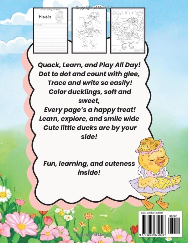 Cute Ducklings Activity Book for Kids Ages 3–5: Coloring, Dot-to-Dot, Tracing & Early Learning Fun | Cute Baby Duck Activities for Preschool, Toddlers & Kindergarten by Brave Little Steps