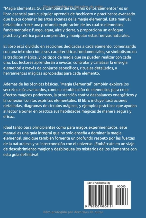 "Magia Elemental: Guía Completa del Dominio de los Elementos" (Spanish Edition) by Juan Martinez
