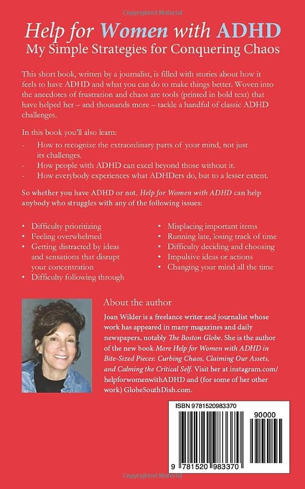 Help for Women with ADHD: My Simple Strategies for Conquering Chaos (A Personal Look at Women with ADHD) by Joan Wilder