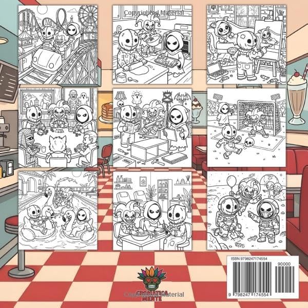 Cutest Creepy Characters Adult Coloring Book: A Spooky‑Cozy Kawaii Collection of Whimsical Monsters for Relaxation, Fun and Stress Relief by Cromatica Mente