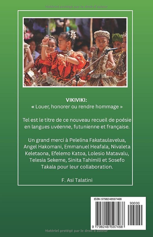 Vikiviki: Poèmes et déclamations d'Uvea et Futuna (French Edition) by F. Asi Talatini