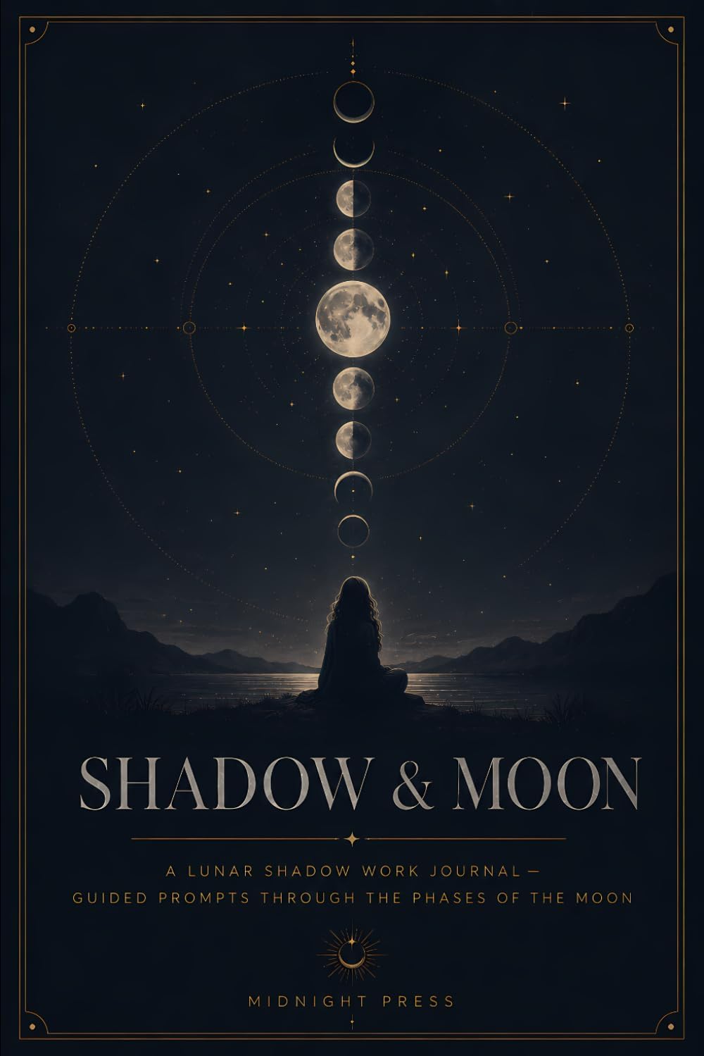 Shadow & Moon: A Lunar Shadow Work Journal - Guided Prompts Through the Phases of the Moon by Midnight Press