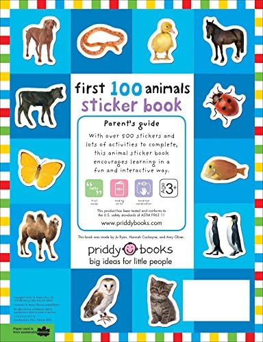 First 100 Animals Stickers Book: 500 Stickers by Roger Priddy