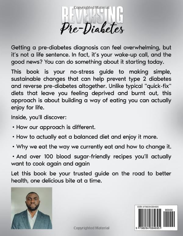 Reversing Pre-Diabetes: A Complete Guide with Diet Tips, Recipes, Lifestyle Hacks and 90-Day Action Plan by Mr Emmanuel Salami