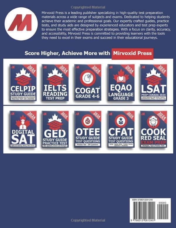 TOEFL iBT Test Preparation Book - TOEFL iBT Prep - 8 Full Practice Tests and Study Guide by Mirvoxid Press