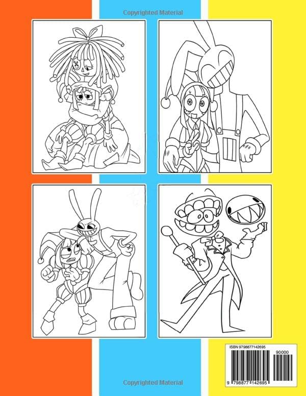 THE coloring book: 50+ Great Coloring Pages For Kids, Teens, Adults. Beautiful And Exclusive Illustrations Of Your Favorite Characters To Express Your Creativity And Create Your Masterpieces by Tajima E.Makoto