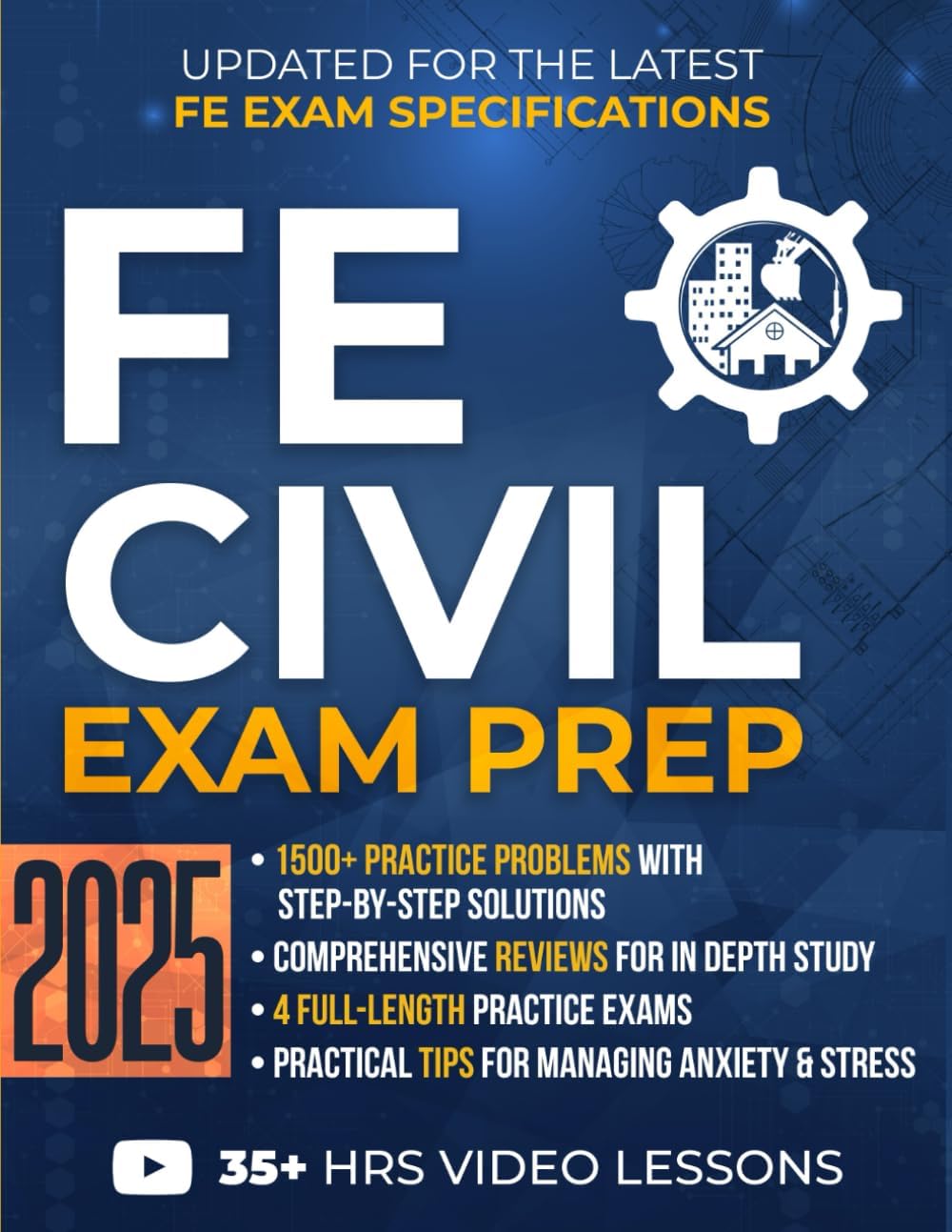 FE Civil Exam Prep: The Most Complete Study Guide with 1500+ Practice Problems, Detailed Solutions, In-Depth Reviews, and 4 Practice Exams to Get Ready in No Time and Pass with Confidence by Learnova