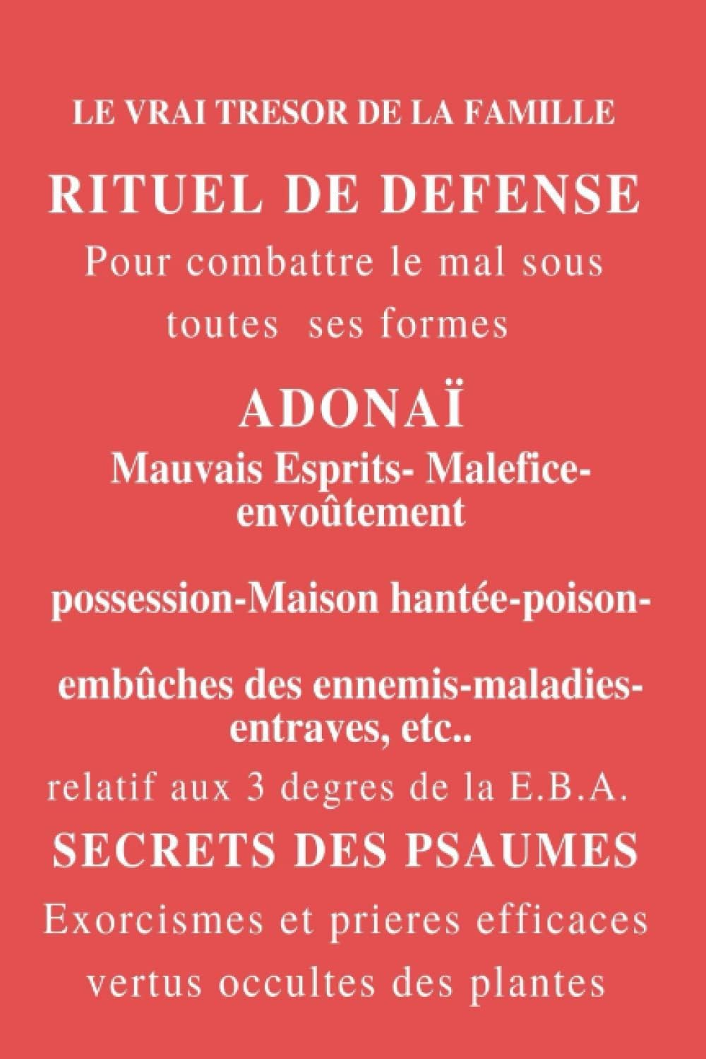 RITUEL DE DÉFENSE: Pour combattre le mal sous toutes ses formes (French Edition) by COLLECTIF