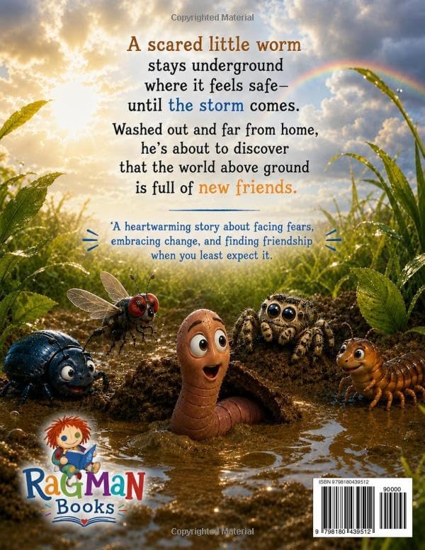 A Worm In The Storm: A Children's Adventure Story About Facing Fears and Finding Friends by Anthony Lynn