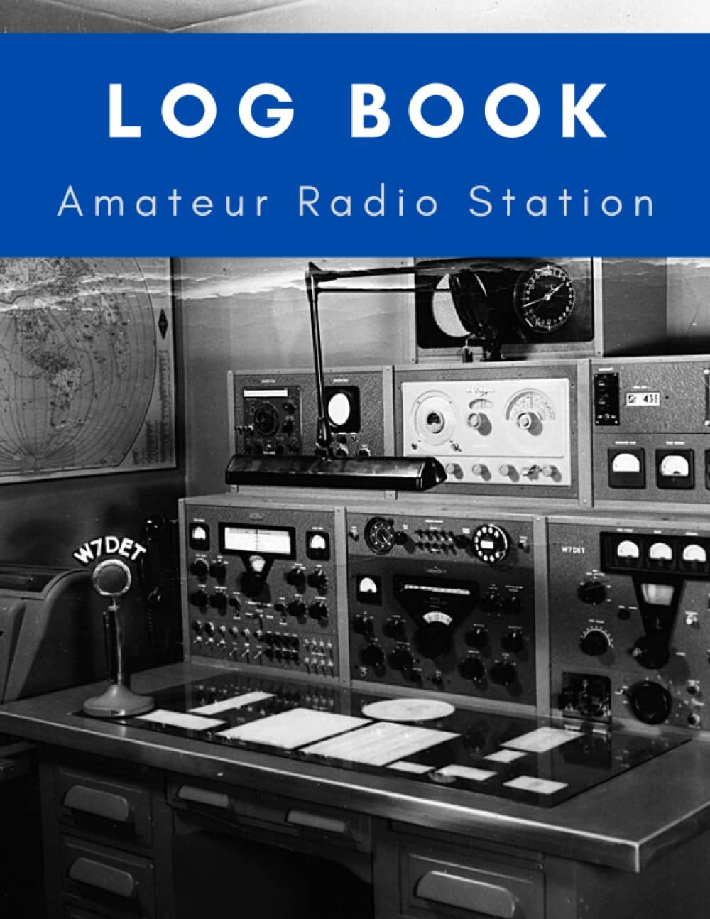 Amateur Radio Station Log Book: Ham Radio Quick Reference Guide included / 1300 contacts / Handy format Letter 8.5 x 11 in by Amateur Radio Publishing