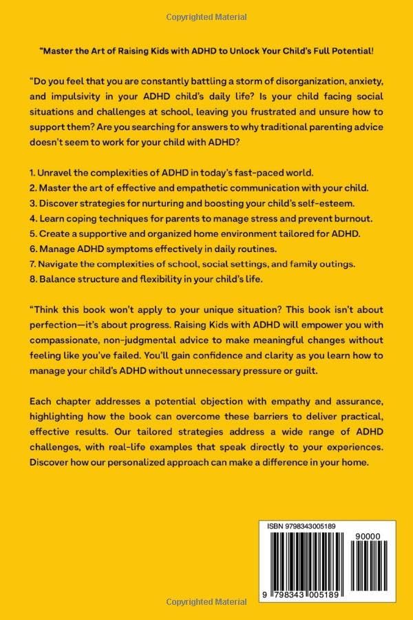 Raising Kids with ADHD: Discover How to Reduce Conflict and Impulsive Behavior, Increase Academic Performance and Enhance Family Harmony With Practical & Effective Coping Mechanisms by Thomas B. Spratt III