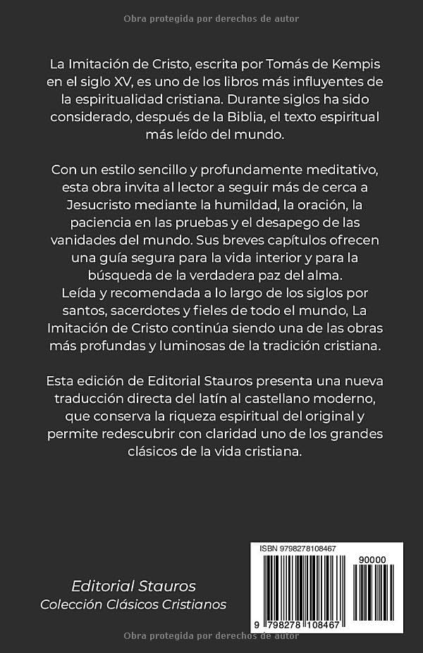 Imitación de Cristo (Spanish Edition) by Tomas de Kempis
