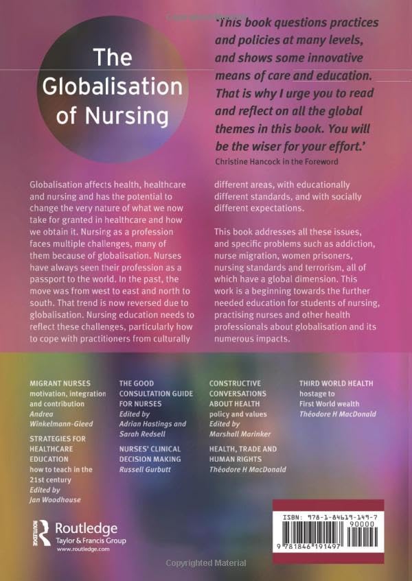 The Globalisation of Nursing by Verena Tschudin