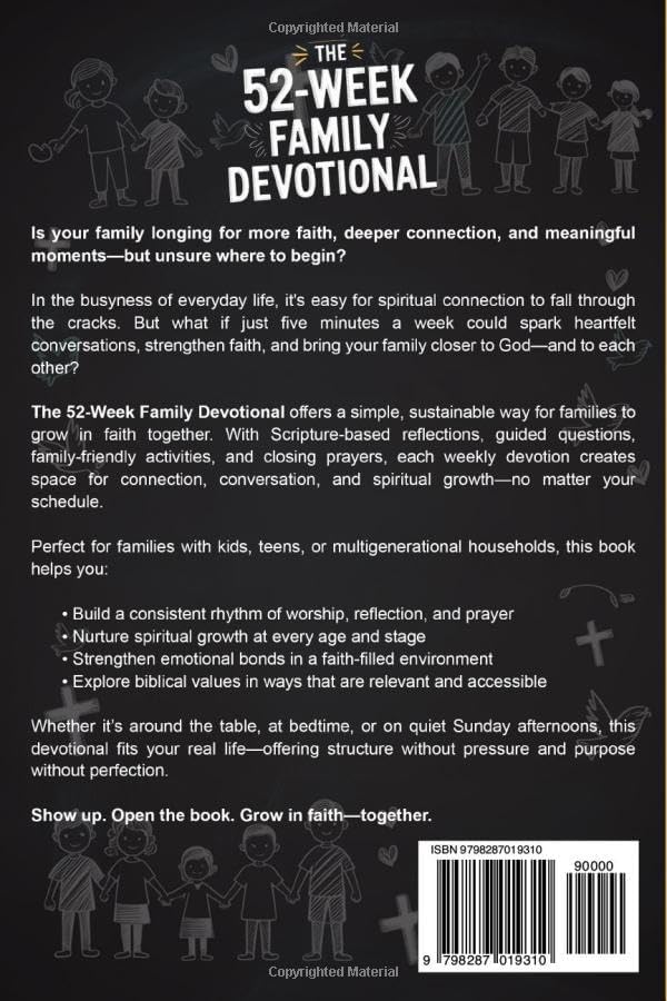 The 52-Week Family Devotional: A Year of 5-Minute Devotions to Help Kids, Teens, and Parents Strengthen Faith, Build Bonds, and Create Lasting Spiritual Habits by Everyday Grace