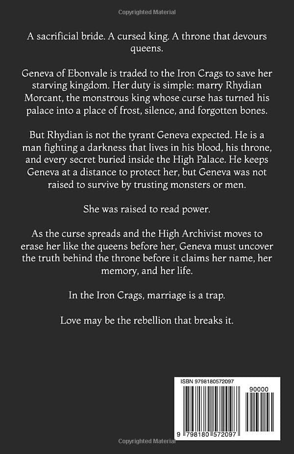 Vow of the Cursed King: A Dark Romantasy Arranged Marriage Romance (The Black Throne Vows) by A. R. Lenahan