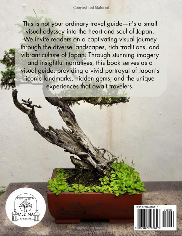 Bonsai Picture Guidebook: Bonsai Trees Book for Beginners with Easy Step-by-Step Visual Guide to Growing, Caring and Shaping Bonsai Trees by Medina Creative