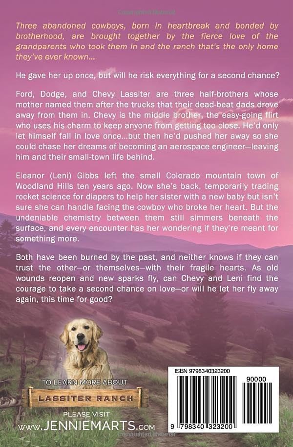 Second Chance With a Cowboy: A Flirty Cowboy/Curvy Heroine, Second Chance, Small Town Western Romance (The Lassiter Ranch Series) by Jennie Marts