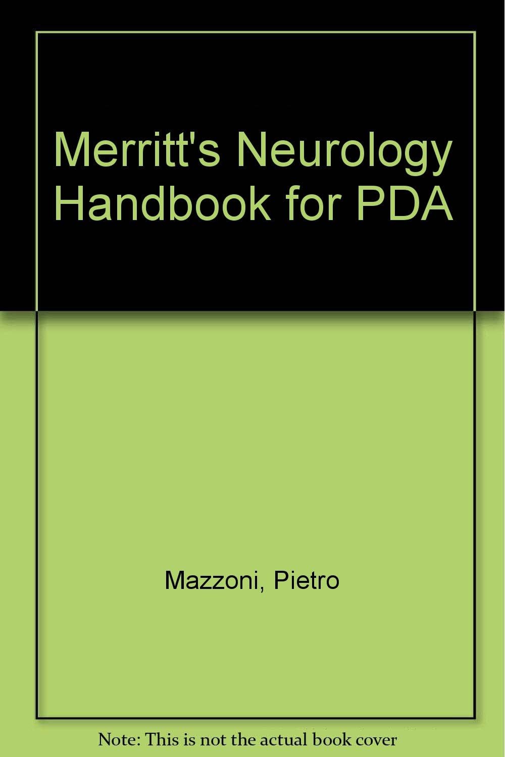 Merritt's Neurology Handbook for PDA by Pietro Mazzoni
