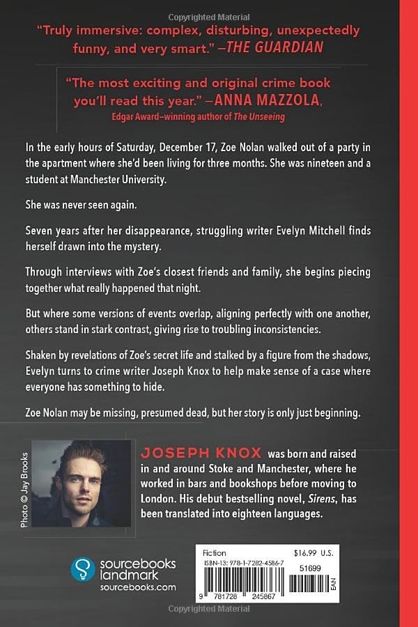 True Crime Story: A Cold Case Thriller with a Meta Twist by Joseph Knox