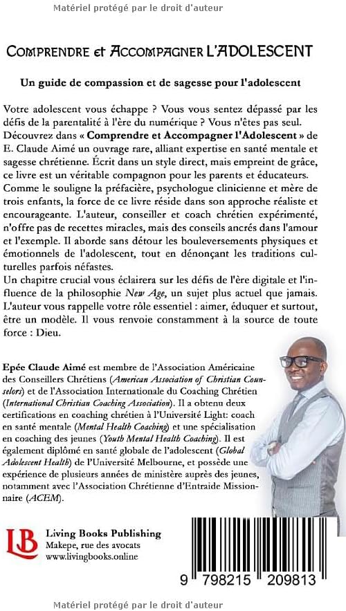 Comprendre et Accompagner l'Adolescent (French Edition) by E. Claude Aimé