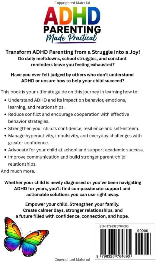ADHD Parenting Made Practical: From Toddlers Through Adolescence and Beyond - Transform Daily Challenges Into Success With Effective Strategies for Behavior and Confidence Building by Charli Kay
