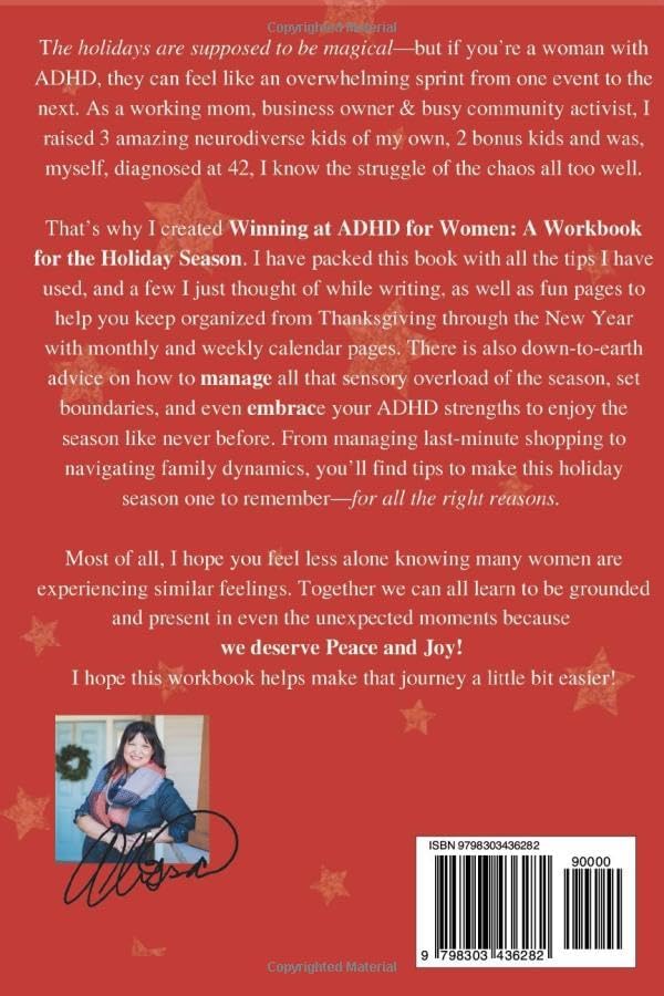ADHD for Women - A Workbook for the Holiday Season by Alissa Guerrero