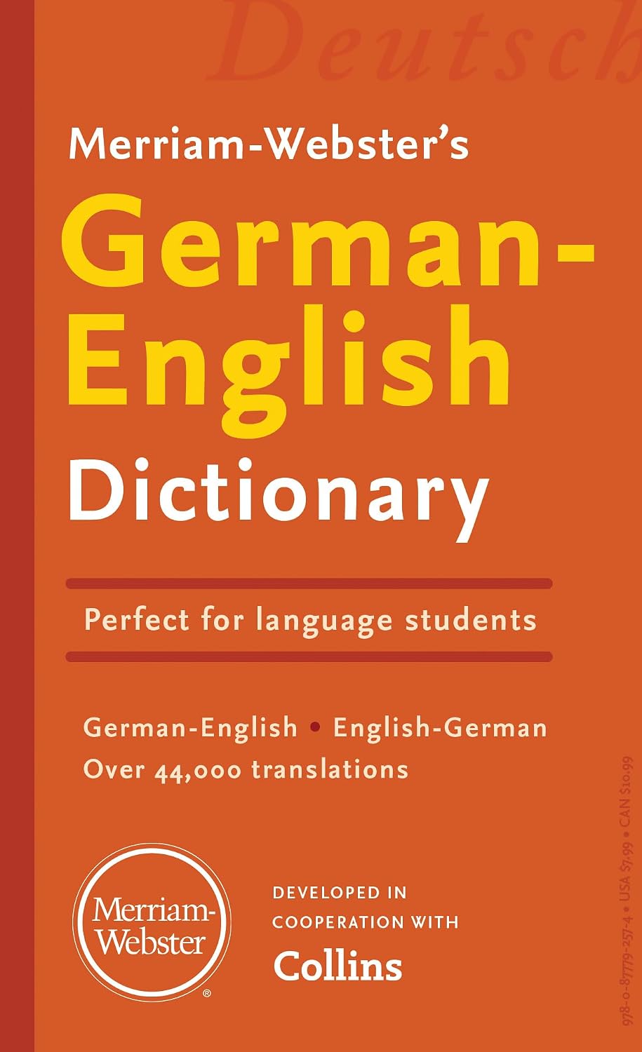 Merriam-Webster’s German-English Dictionary - Newest Edition, Bilingual & Bidirectional (English and German Edition) by Merriam-Webster