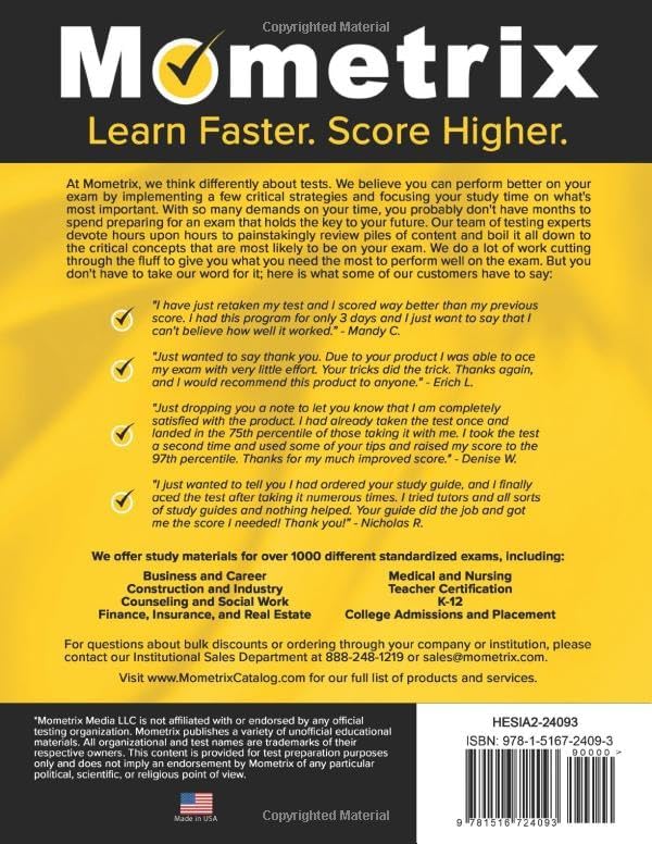 HESI A2 Secrets Study Guide: 1000+ Practice Test Questions, Comprehensive Review Prep with 200+ Online Videos for the HESI Admission Assessment Exam by Matthew Bowling