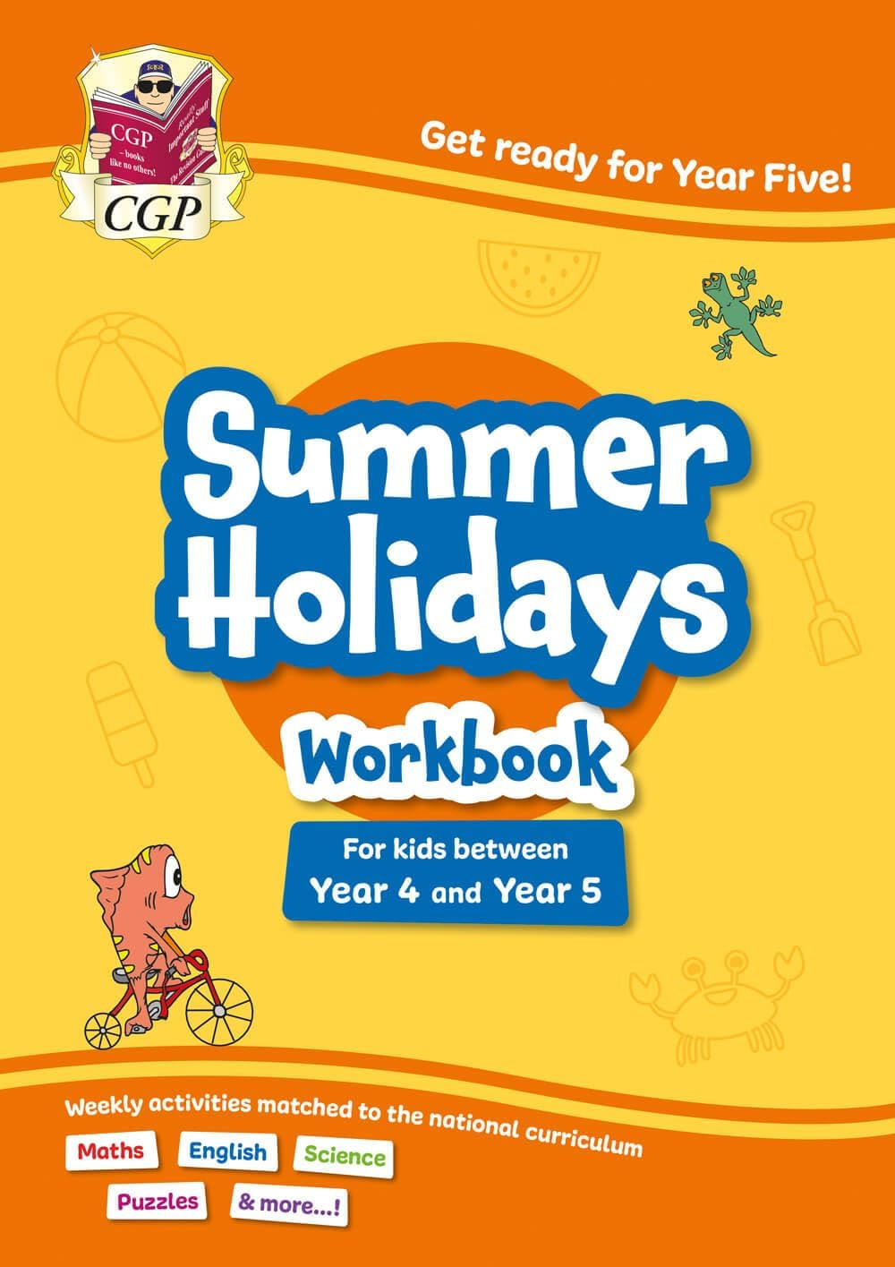 Coordination Group Publications Ltd (CGP) CGP Summer Holidays Activity Workbook - for kids between Year 4 and Year 5 (ages 8-9) (CGP Summer Holiday Workbooks). by CGP Books