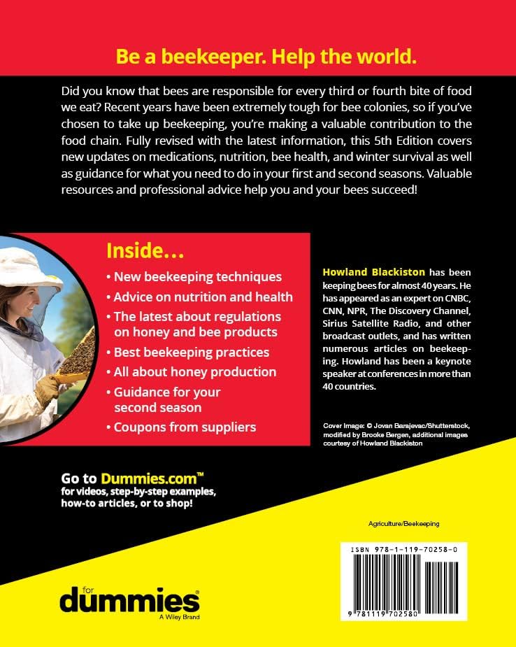 Beekeeping For Dummies by Howland Blackiston