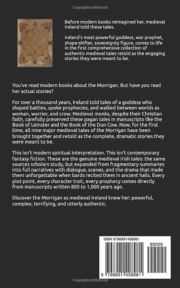 Medieval Irish Tales of The Morrigan by Vernon O'Rourke