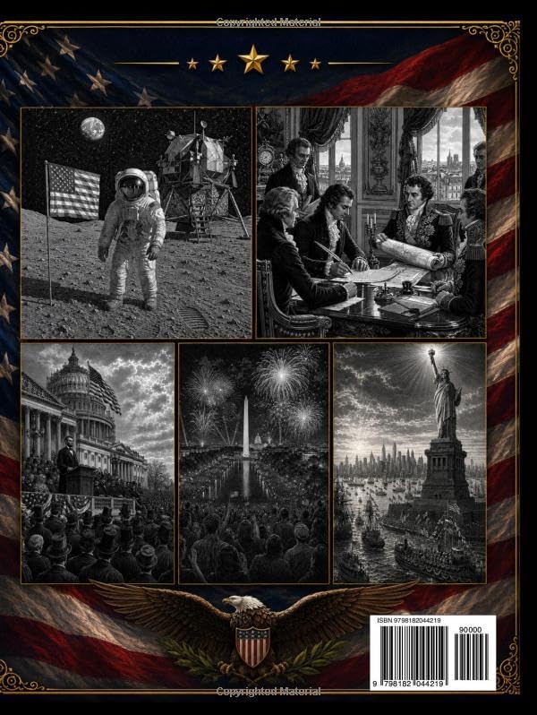 America's 250th Anniversary:: An Illustrated Celebratory 250 Years of American History 1776-2026, Coffee Table Gift Book for Home Décor and History Buffs, by 1776 American Commemorative Books