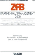 Krankenhausmanagement 2000 (ZfB Special Issue, 4) (German Edition) by Horst Albach