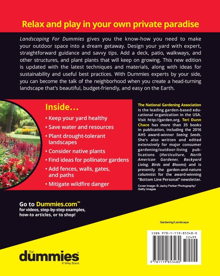 Landscaping For Dummies by Teri Dunn Chace
