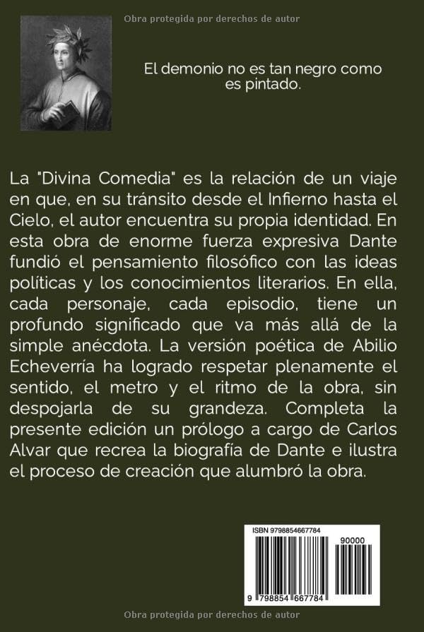 LA DIVINA COMEDIA: Tres cánticas: Infierno, Purgatorio, Paraíso. EDICIÓN COMPLETA (Spanish Edition) by Dante Alighieri