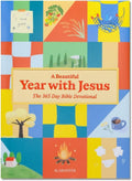 A Beautiful Year with Jesus (HC): The Daily Devotional For 365 Days in the Bible | Bible Study Guide for Spiritual Growth by Alabaster Co.