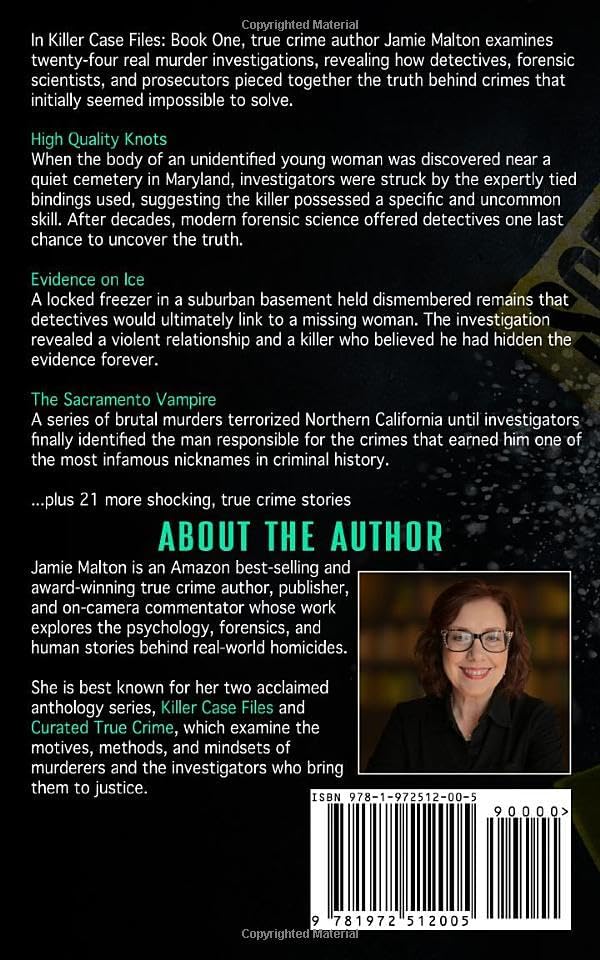 Killer Case Files: True Crime Stories From Real Case Files: Book One by Jamie Malton