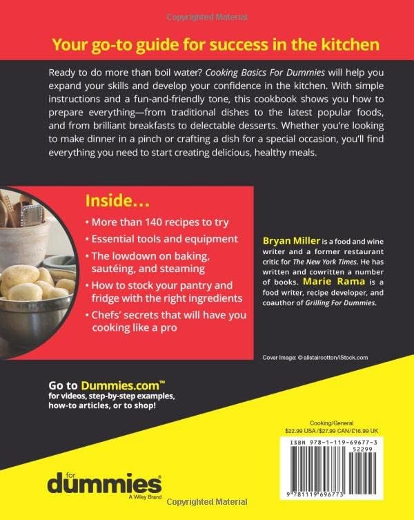 Cooking Basics For Dummies by Marie Rama