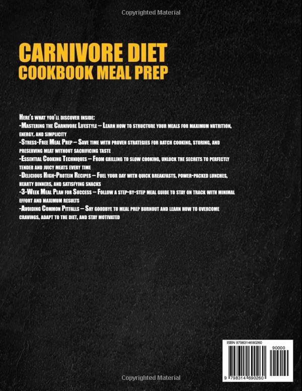 Carnivore Diet Cookbook Meal Prep: Master Effortless Protein-Packed Meals with Simple Prep Strategies that Save Time and Boost Energy by Zoe Perkins