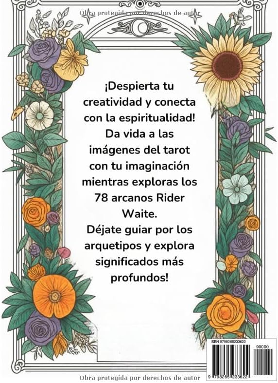 Cartas tarot para colorear (Spanish Edition) by Cristina M. Bello