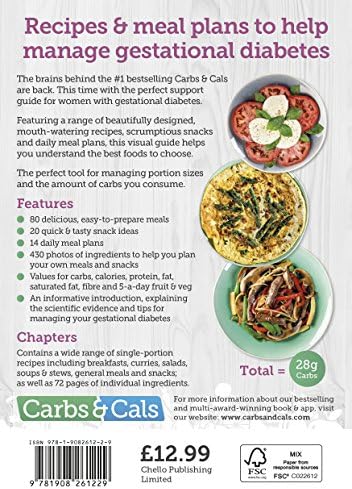 Carbs & Cals Gestational Diabetes: 100 Recipes Designed by Diabetes Specialist Dietitians by Chris Cheyette