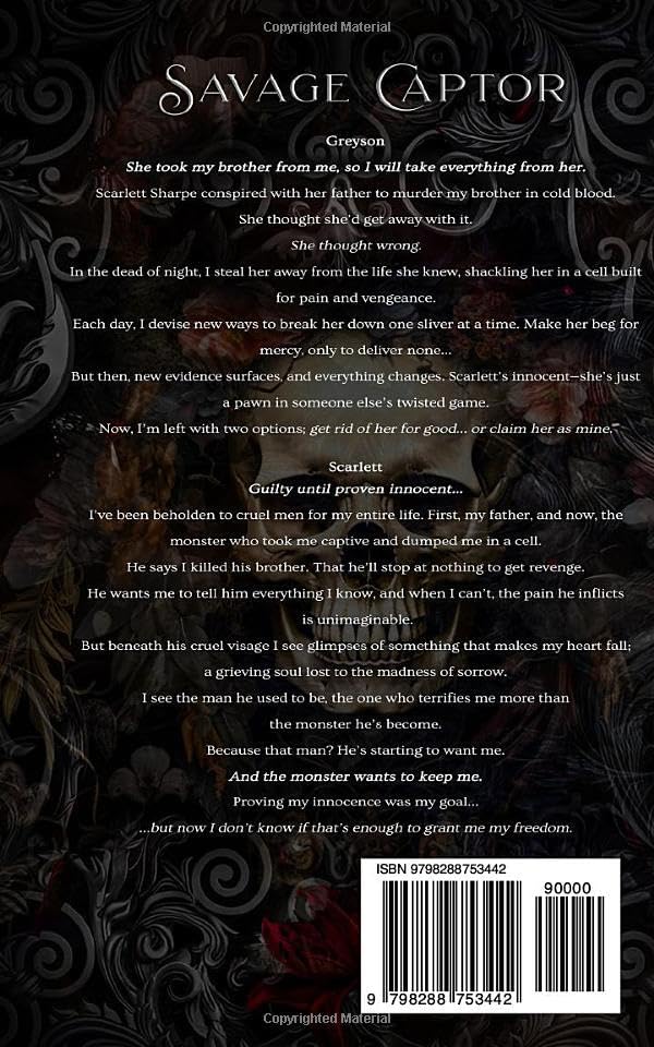 Savage Captor: A Captive Enemies to Lovers Dark Romance (Deadly Devotion) by Lilith Vale